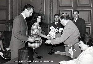 Oran- SDV- 4209- Mairie d'ORAN mariage Jo Pascual  et Micheline 20 octobre 1960